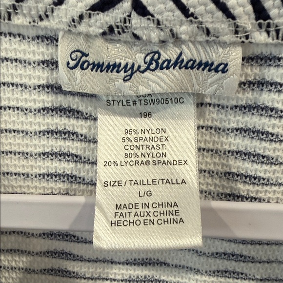 Tommy Bahama Sleeveless Striped Dress with Tassel Detail Women’s Large - Picture 2 of 10